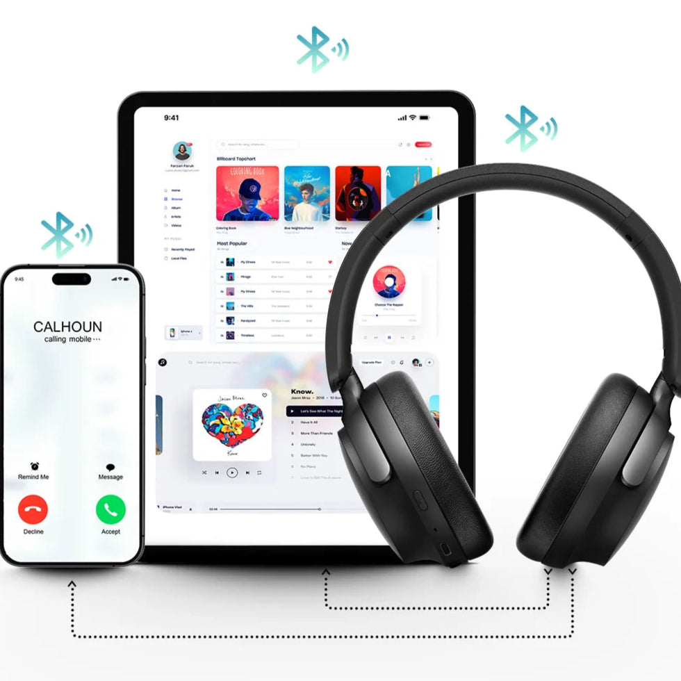 Noise Canceling Headphones - Vyknord