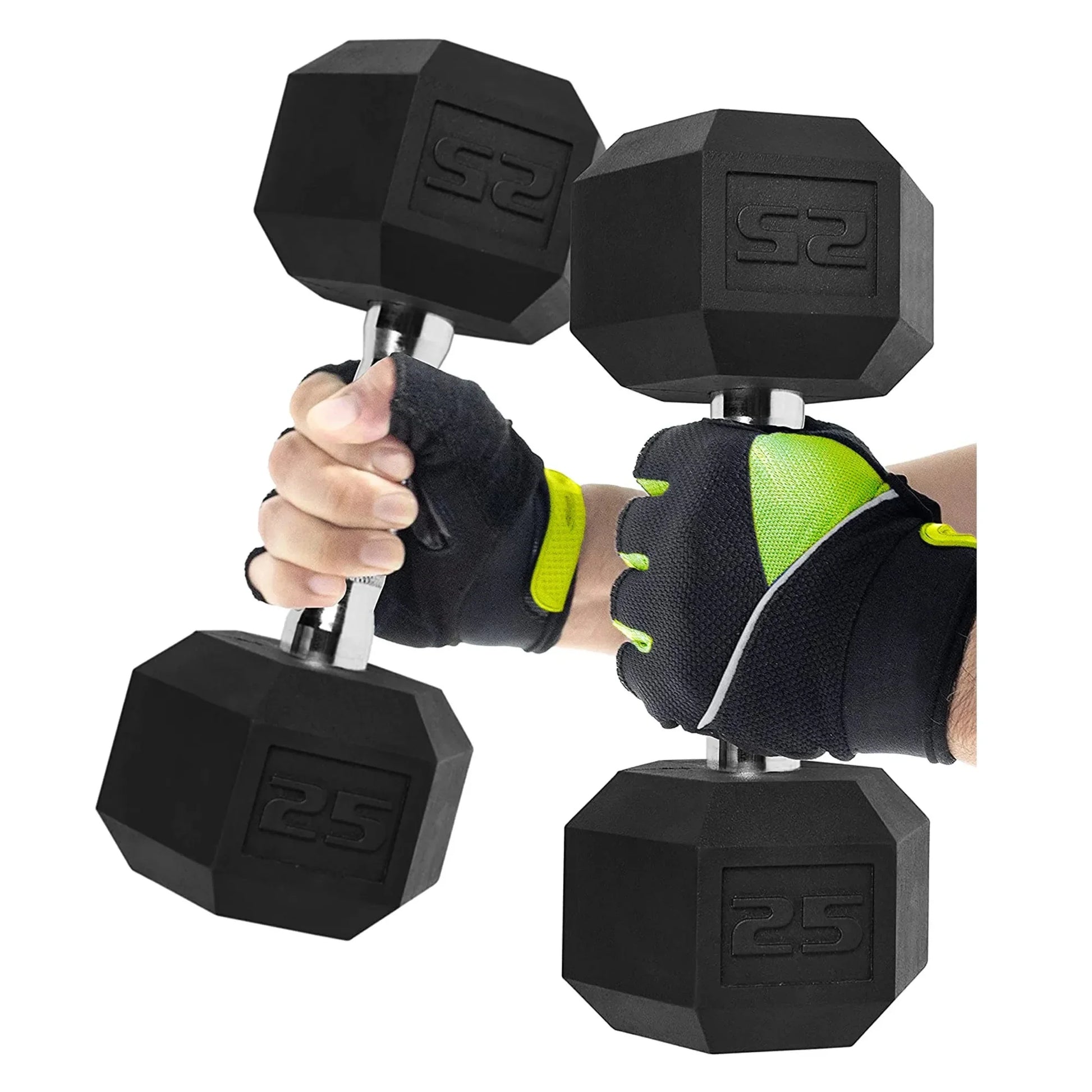 Compact Hex Dumbbells - Vyknord